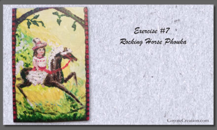 PAINTING EXERCISE #7 ROCKING HORSE PHOUKA